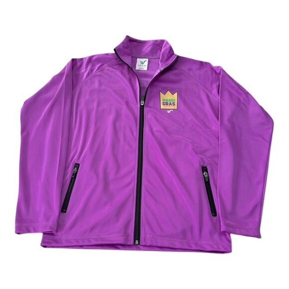 Varsity Spirit Mardi Gras Champion Jacket – Purple Full Zip Cheer Dance Competit - Picture 2 of 5
